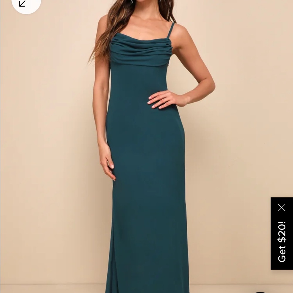 Lulus Emerald Green Maxi Dress